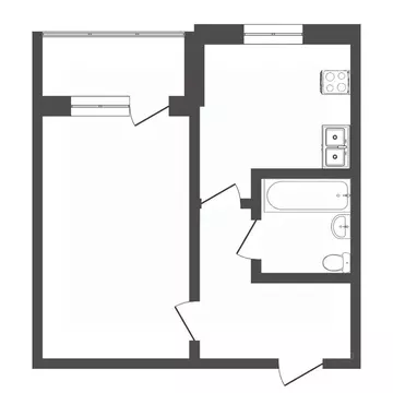1-к кв. Тюменская область, Тюмень ул. Мебельщиков, 2 (32.2 м)