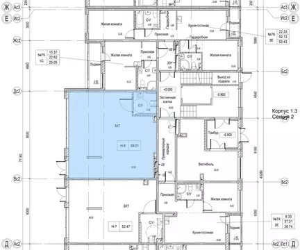 Помещение свободного назначения в Ленинградская область, Кудрово г. ...