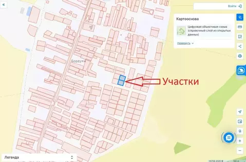 Участок в Московская область, Шатура муниципальный округ, д. Бордуки  ...