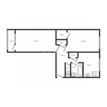 2-к кв. Брянская область, Брянск Донбасская ул., 28А (51.2 м)