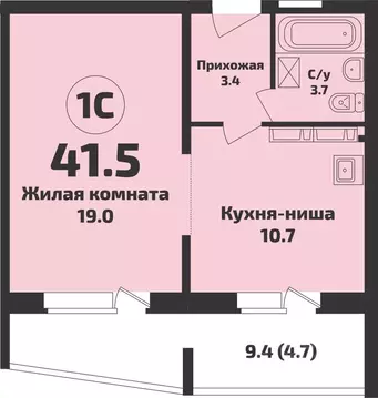 1-к кв. Новосибирская область, Новосибирский район, Станционный ...