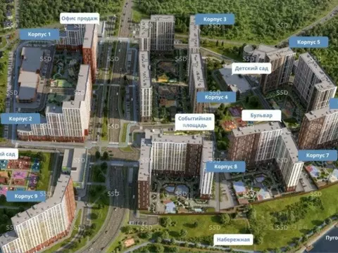 Торговая площадь в Московская область, Ленинский городской округ, д. ...