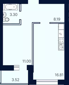 1-к кв. Саратовская область, Саратов Солнечный-2 жилрайон, Сияй-город ...