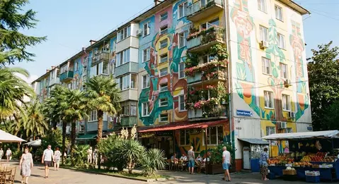 2-к кв. Краснодарский край, Сочи Гагарина мкр, бул. Цветной, 42 (60.0 ...