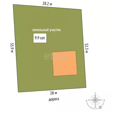 Дом в Заводоуковск, улица Хлеборобов (82.8 м)