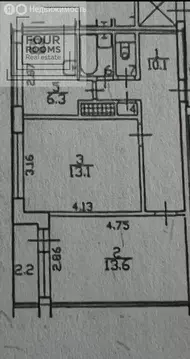 2-комнатная квартира: Санкт-Петербург, Серебристый бульвар, 24к2 (46.2 ...