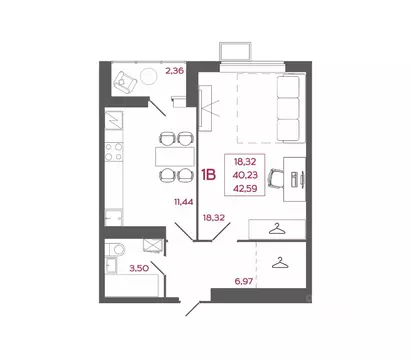 1-к кв. Пензенская область, Пенза Маньчжурия мкр, Стрижи жилой ...