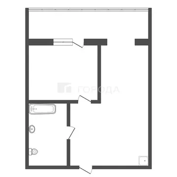 2-комнатная квартира: Барнаул, Северо-Западная улица, 15к2 (39 м)