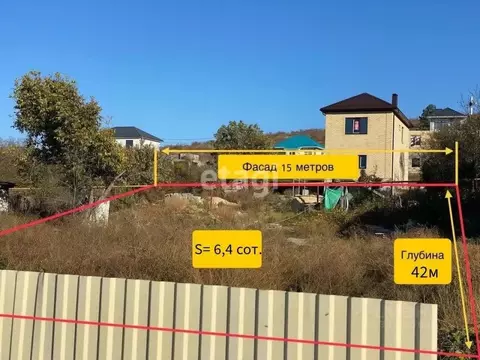 Участок в Краснодарский край, Анапа муниципальный округ, с. Супсех ул. ...