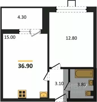 1-к кв. Воронежская область, Воронеж Городские Истории жилой комплекс ...