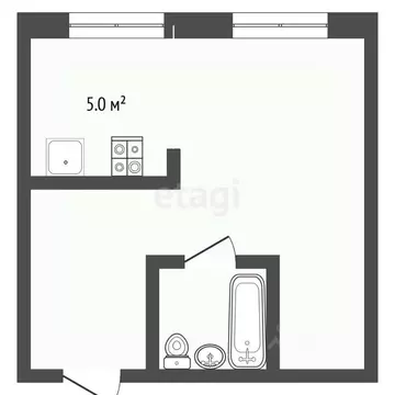 Студия Тюменская область, Тюмень Рощино мкр, ул. Александра ...