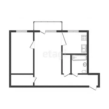 2-к кв. Костромская область, Кострома Черноречье мкр, 3 (44.3 м)