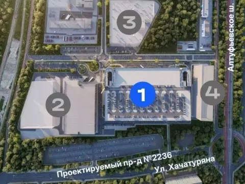 Склад в Москва Алтуфьевское ш., 27АС2 (1053 м)