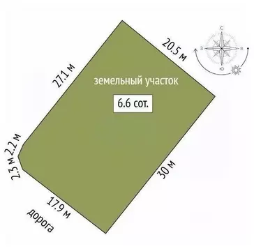 Участок в Ростовская область, Ростов-на-Дону 2-й Прибрежный пер. (6.56 ...