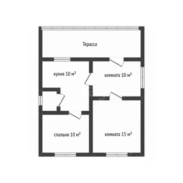 Дом в Краснодарский край, Апшеронск Зеленая ул. (43 м)