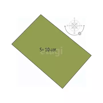 Участок в Новосибирская область, Новосибирский район, Плотниковский ...