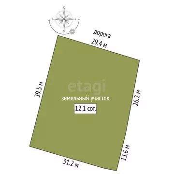 Участок в Тюменская область, Заводоуковский муниципальный округ, село ...