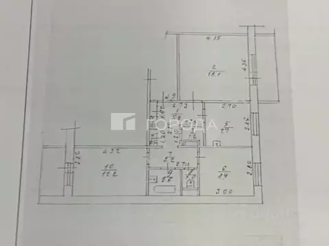 3-к кв. Алтайский край, Барнаул проезд 5-й Кооперативный, 10А (62.0 м)
