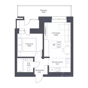 2-к кв. Новосибирская область, Новосибирск ул. Дуси Ковальчук, 246 ...