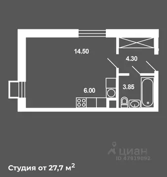 1-к кв. Московская область, Красноармейск Пушкинский городской округ, ...