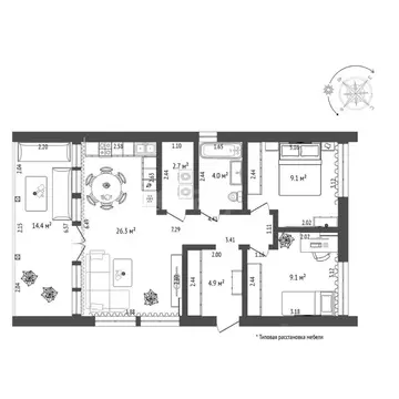 Дом в Московская область, Можайский муниципальный округ, д. Сергово  ...