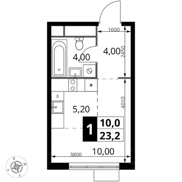 Студия Московская область, Химки Клязьма-Старбеево мкр, Международный ...