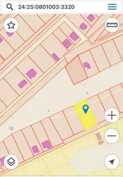 Участок в Хакасия, Усть-Абаканский район, с. Калинино ул. Южная (10.1 ...