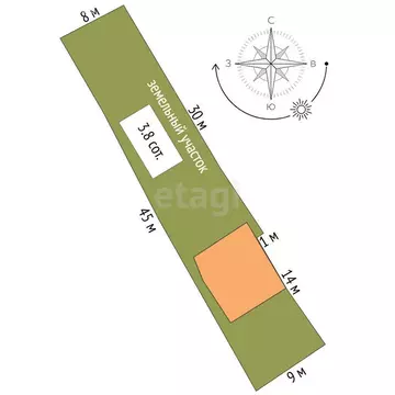 Участок в Тюмень, Ямская улица (3.8 м)