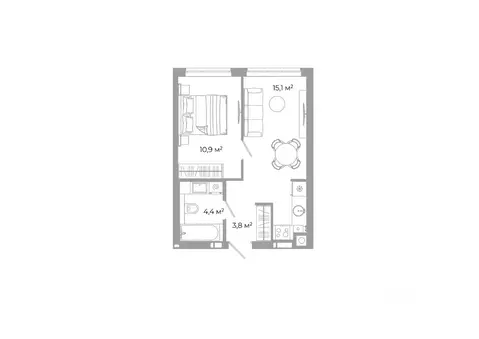 1-к кв. Астраханская область, Астрахань Зеленые кварталы жилрайон,  ...