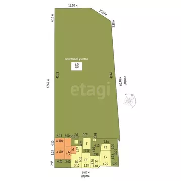 Дом в Башкортостан, Стерлитамак Шахтау мкр, ул. Заречная (41 м)