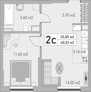 2-к кв. Оренбургская область, Оренбург Аренда мкр, Металлист жилой ...