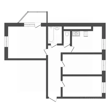 3-к кв. Тюменская область, Тюмень ул. Михаила Сперанского, 25 (62.5 м)