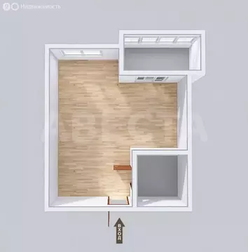 1-комнатная квартира: Омск, улица А.Н. Кабанова, 2 (39.85 м)