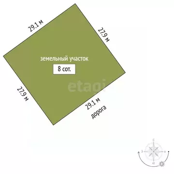 Участок в Крым, Ленинский район, Мысовское с/пос, с. Семеновка ул. ...