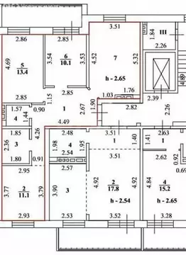 3-комнатная квартира: Иркутск, улица Освобождения, 132 (72.3 м)
