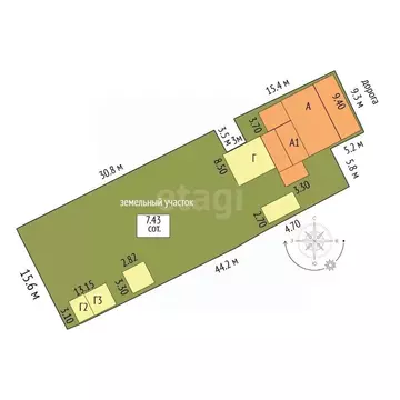 Дом в Нижегородская область, Навашино Советская ул., 43 (57 м)
