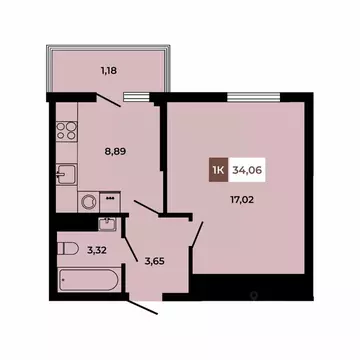 1-к кв. Ростовская область, Аксайский район, Щепкинское с/пос, пос. ...