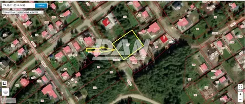 Участок в Челябинская область, Сосновский муниципальный округ, д. ...