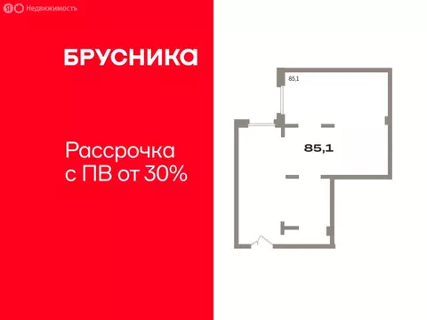 Помещение свободного назначения (85.1 м)