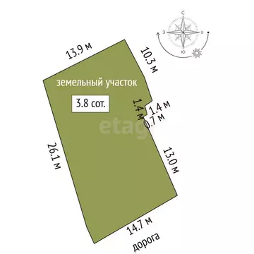 Дом в Челябинская область, Троицкий муниципальный округ, посёлок ...