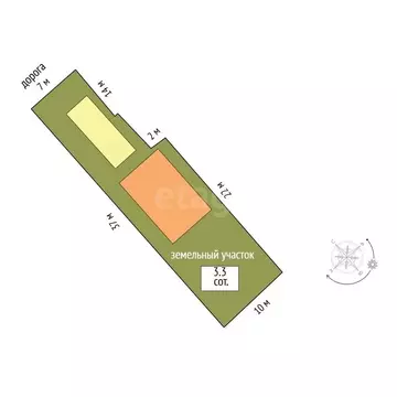 Дом в Нальчик, улица Ломоносова (47.3 м)