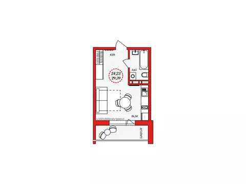 1-к кв. Челябинская область, Челябинский городской округ, пос. ...