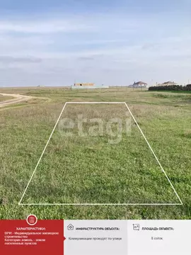 Участок в Крым, Сакский район, с. Суворовское ул. Спутниковая (8.0 ...