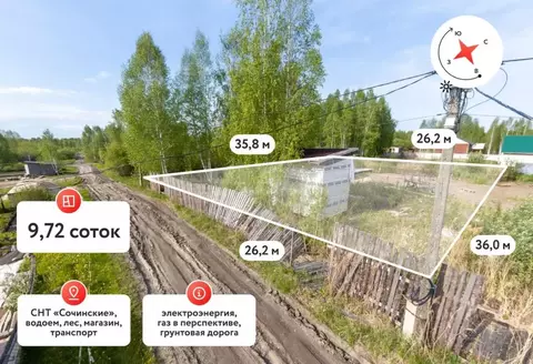 Участок в Тюменская область, Нижнетавдинский муниципальный округ, ...