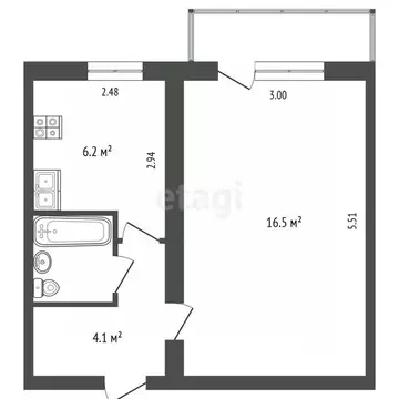 1-к кв. Хабаровский край, Николаевск-на-Амуре Школьная ул., 131 (30.0 ...