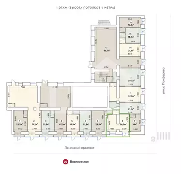 Торговая площадь в Москва Ленинский просп., 79 (26 м)