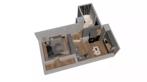 1-к кв. Ростовская область, Батайск ул. Ушинского, 27Ак3 (35.8 м)