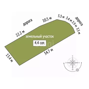 Участок в Ставропольский край, Кисловодск Садовая Балка СТ,  (4.37 ...