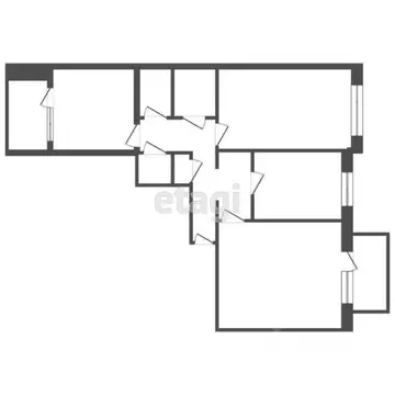3-к кв. Бурятия, Улан-Удэ ул. Мокрова, 19 (59.0 м)