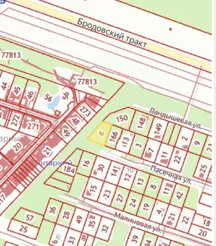 Участок в Пермский край, Пермь Пасечная ул. (10.0 сот.)